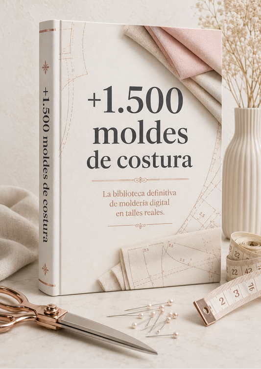 Costura sin límites: +1500 moldes listos para usar.